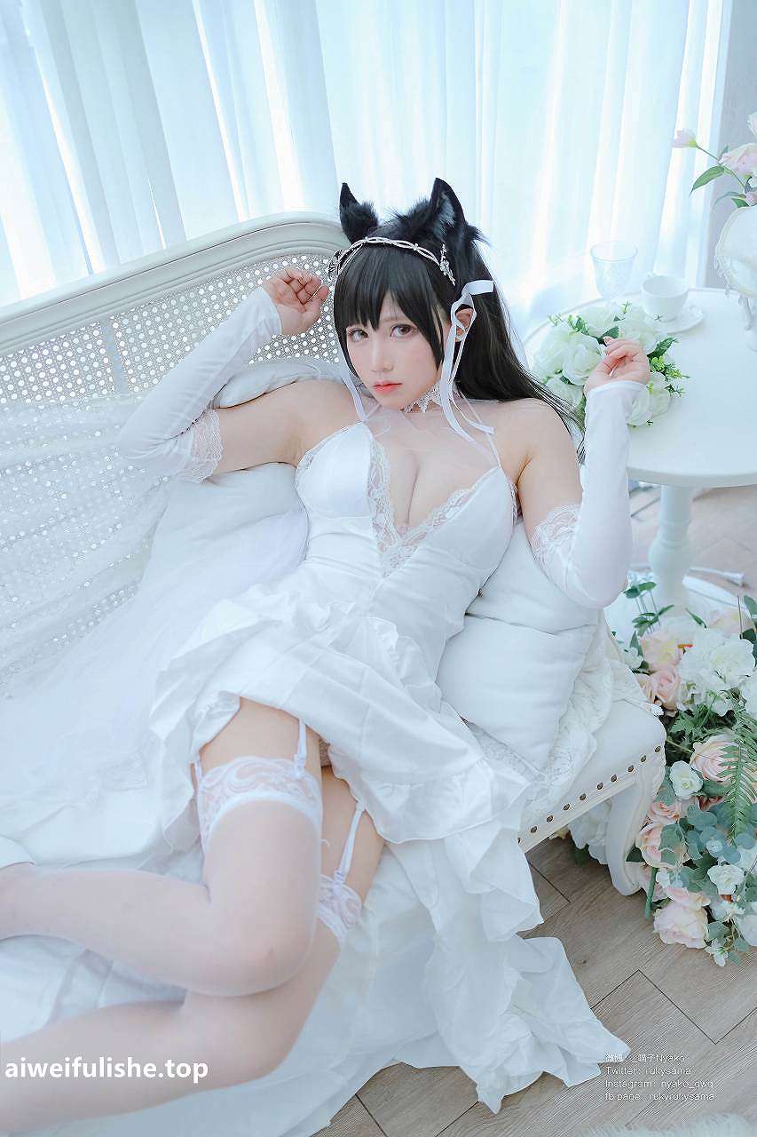 Nyako喵子-爱宕婚纱 [62P-192MB] 巨乳-第4张