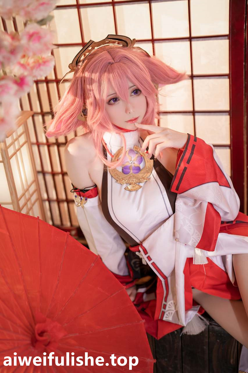 樱岛嗷 - 八重神子 [20P-273MB] cosplay美女-第5张