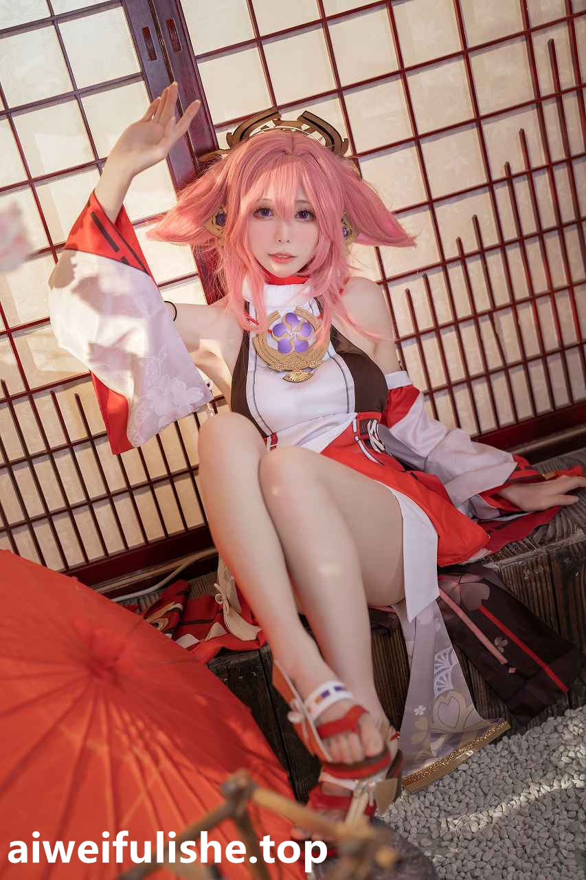 樱岛嗷 - 八重神子 [20P-273MB] cosplay美女-第2张