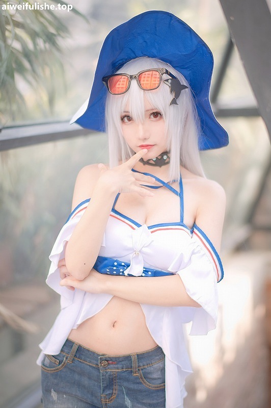 花柒Hana-斯卡蒂泳装[17p38M] 明日方舟-第2张