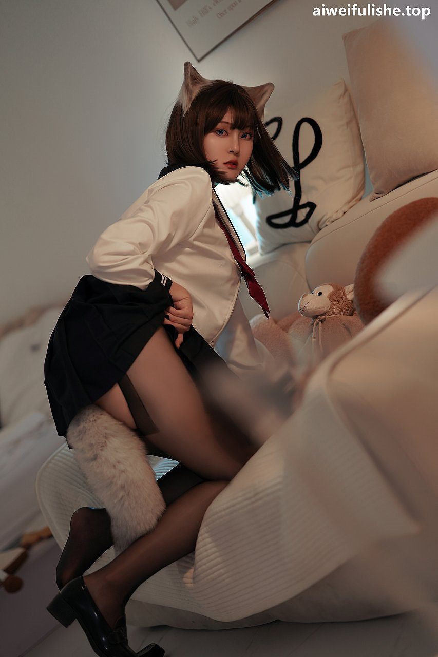 Natsuko夏夏子-大尾巴猫 [50P-391MB] JK制服-第3张