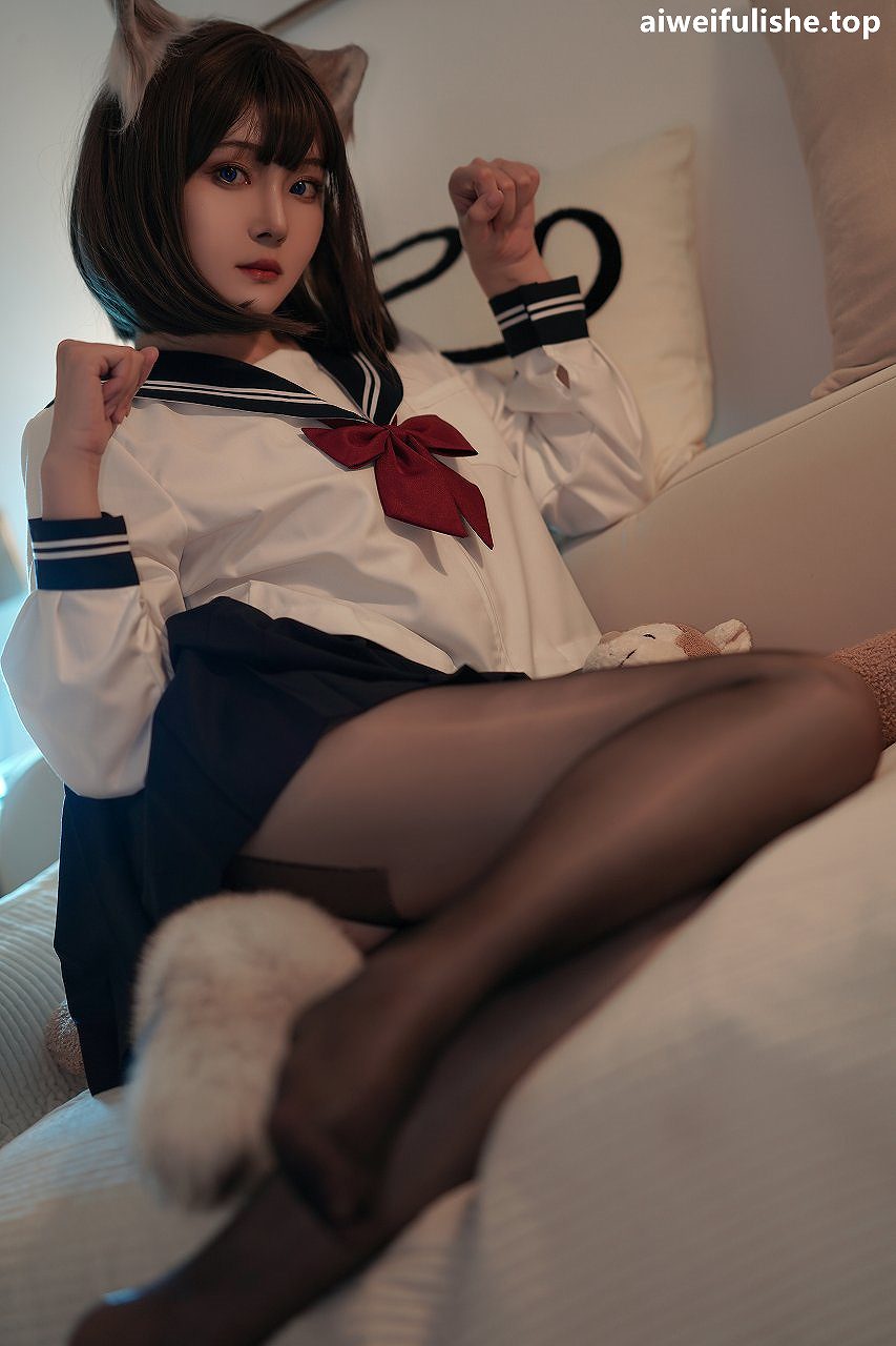 Natsuko夏夏子-大尾巴猫 [50P-391MB] JK制服-第2张