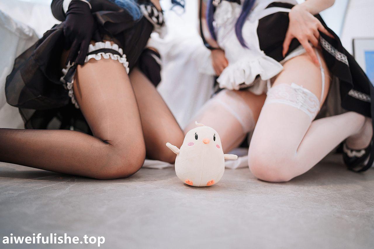 rioko凉凉子-奥古斯特 女仆装 [40P2V-652MB] cosplay美女-第5张