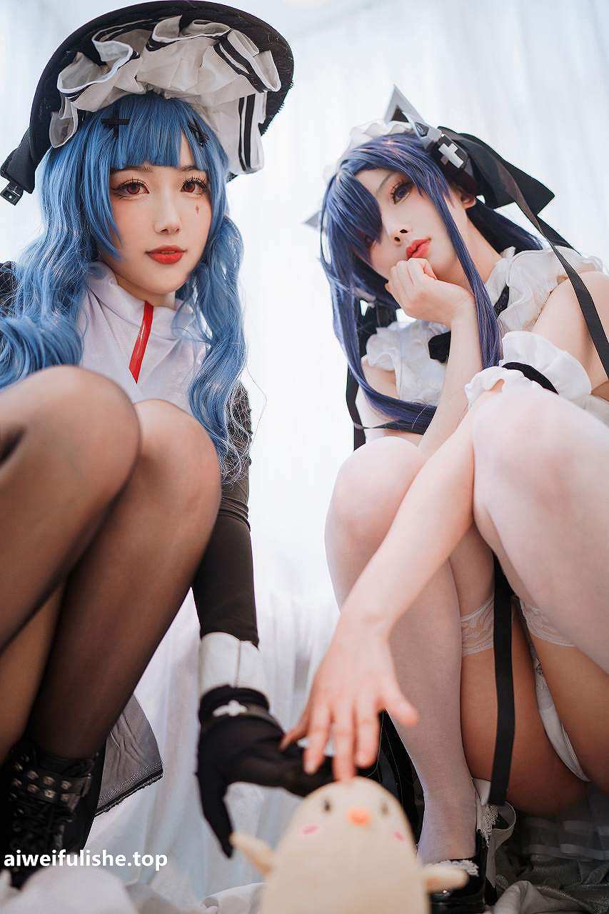 rioko凉凉子-奥古斯特 女仆装 [40P2V-652MB] cosplay美女-第2张