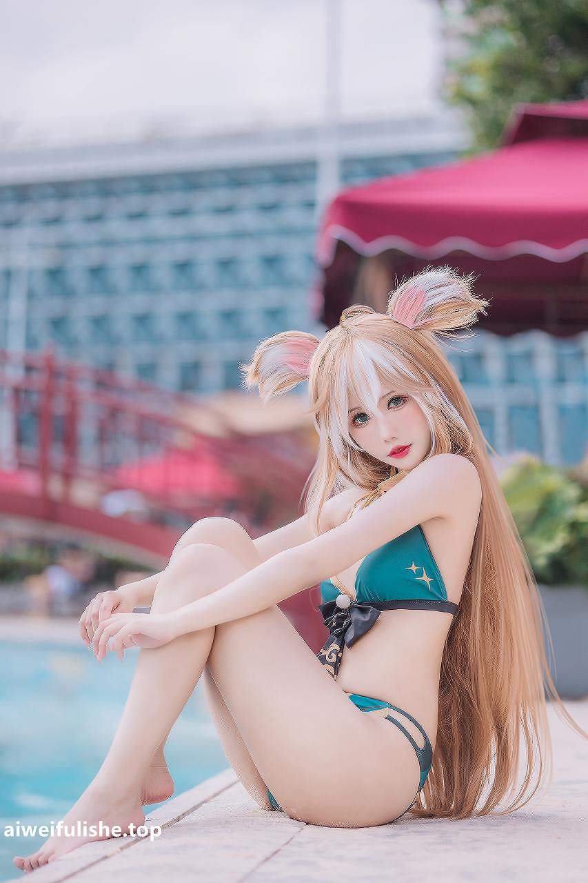 仙女月-泽月希娜小姐泳装 [15P-223MB] cosplay美女-第3张