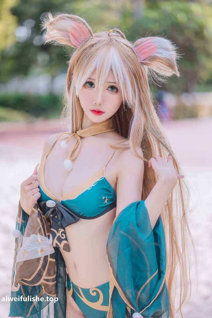 仙女月-泽月希娜小姐泳装 [15P-223MB] cosplay美女-第5张