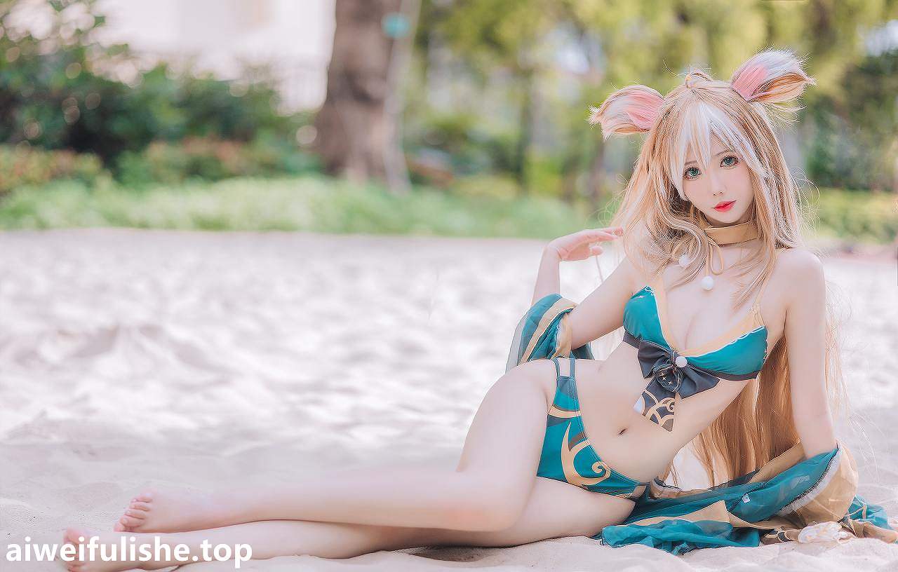 仙女月-泽月希娜小姐泳装 [15P-223MB] cosplay美女-第1张