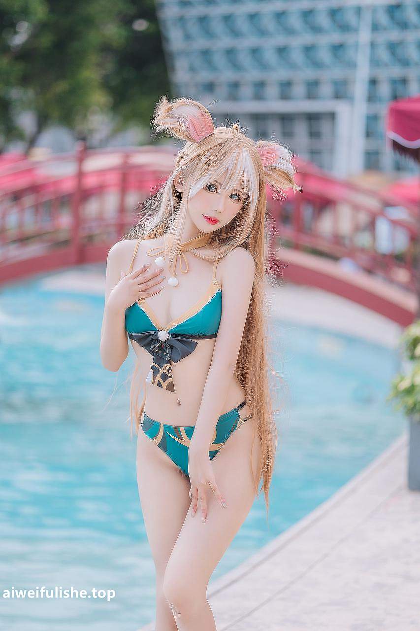 仙女月-泽月希娜小姐泳装 [15P-223MB] cosplay美女-第6张