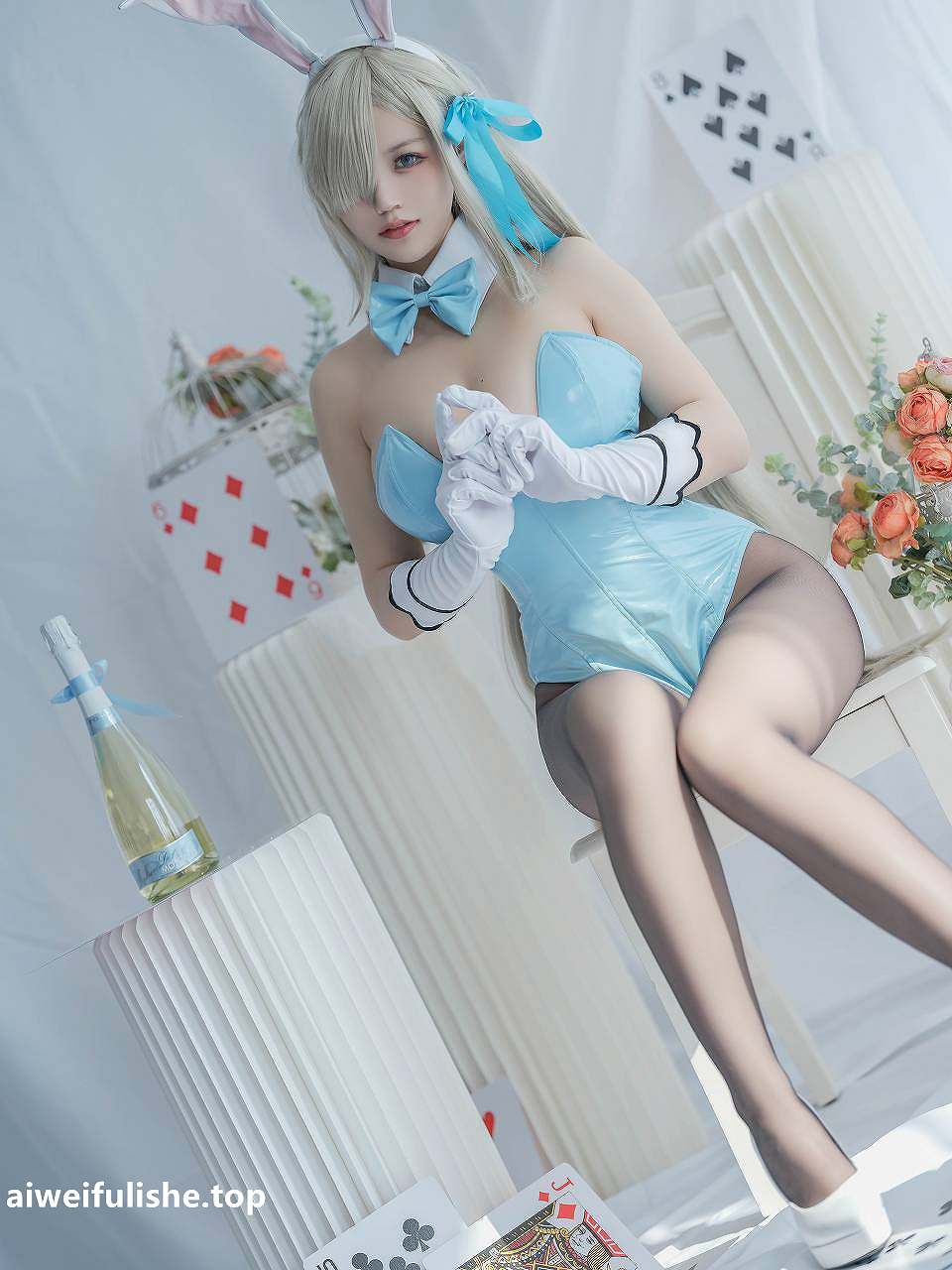 小仓千代w-明日奈 兔女郎 [22P-62MB] cosplay美女-第4张