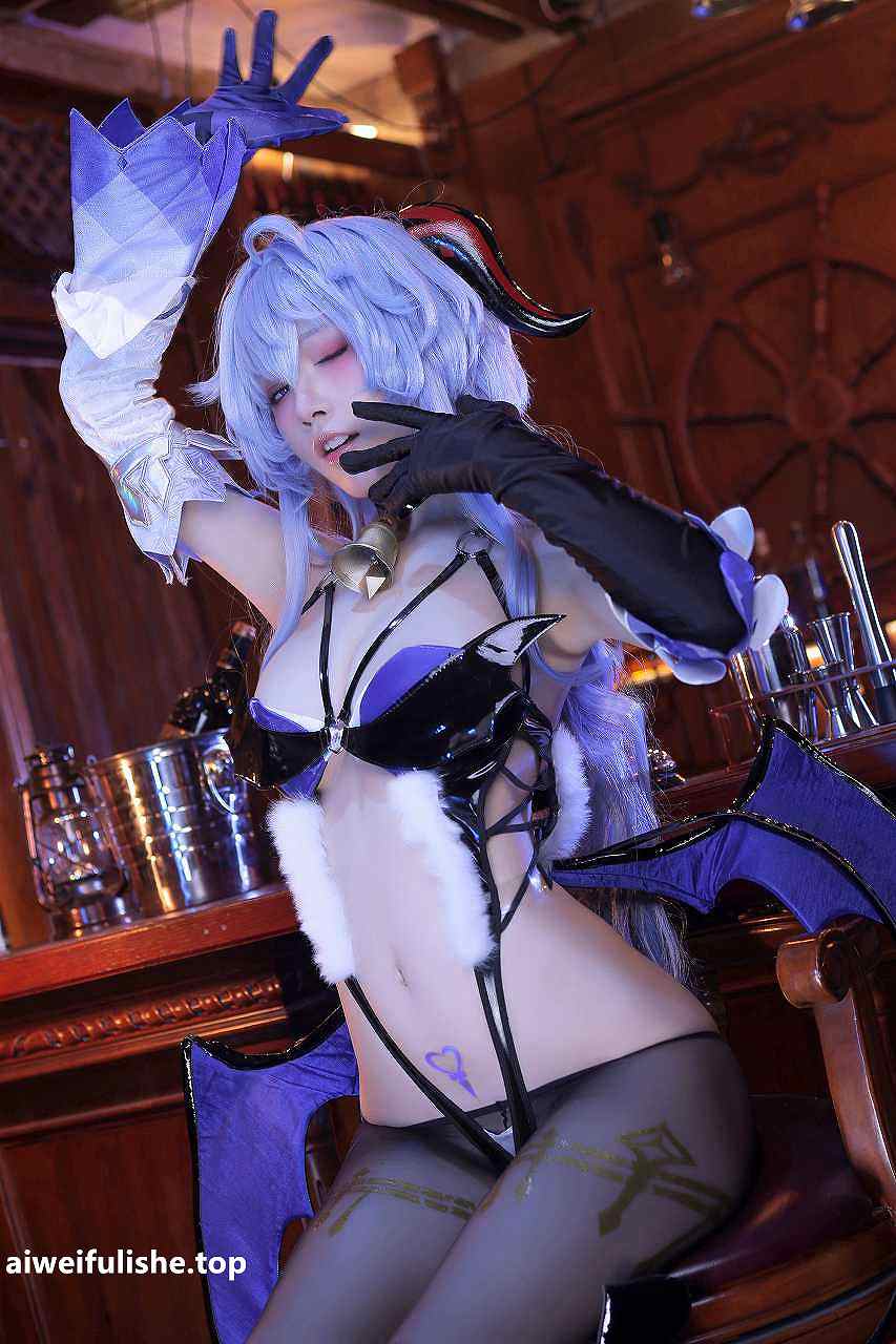 水淼Aqua-甘雨 同人魅魔 [75P-89MB] cosplay美女-第4张