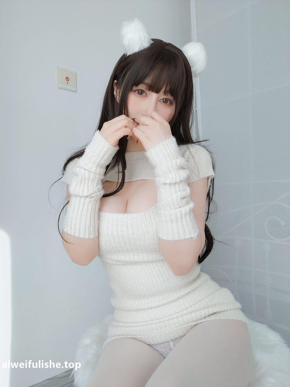 白银81-2022年07月会员  白い真珠 [86P3V-267MB] 巨乳-第4张