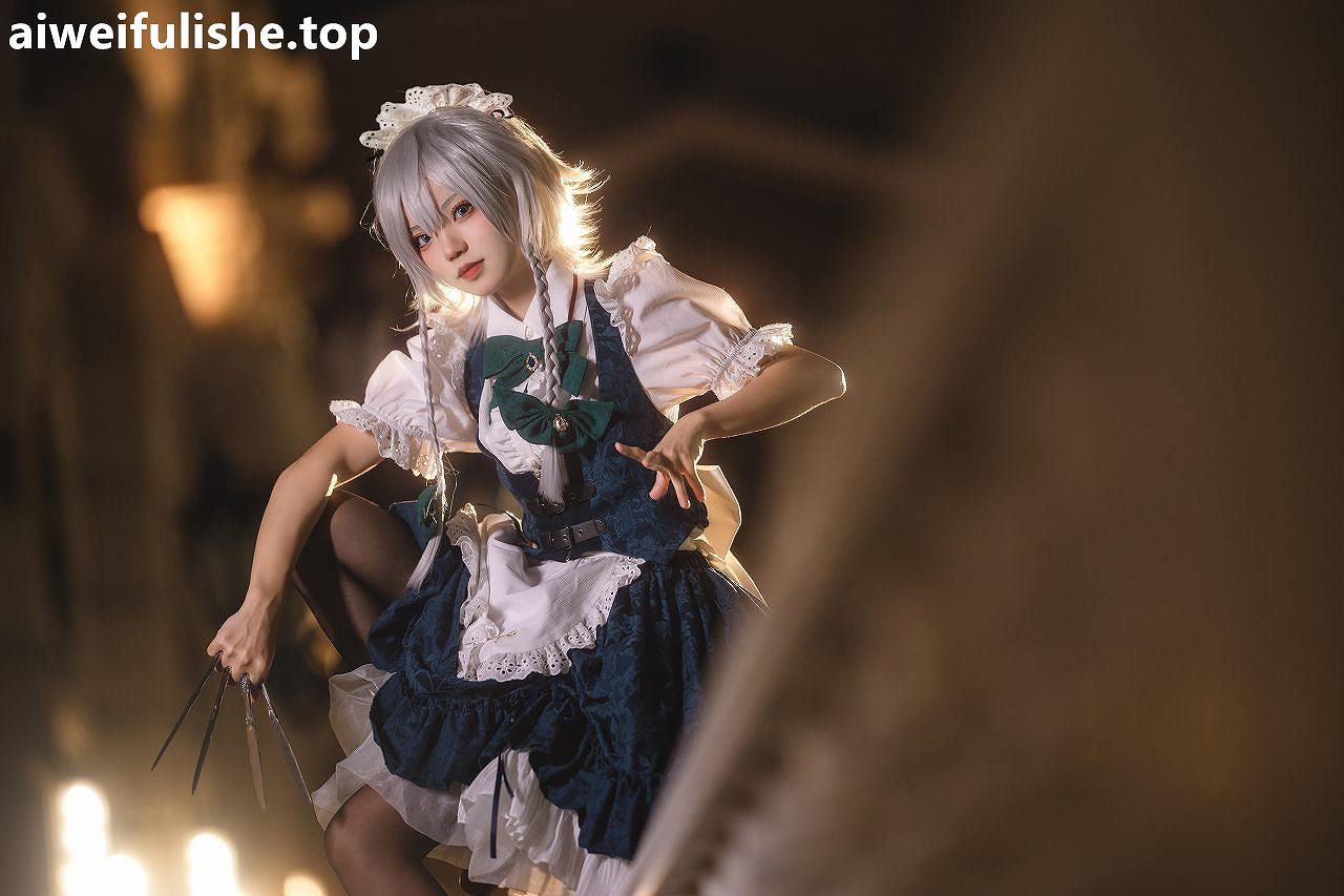 花柒Hana-星雨咲夜女仆 [9P-142MB] cosplay美女-第3张