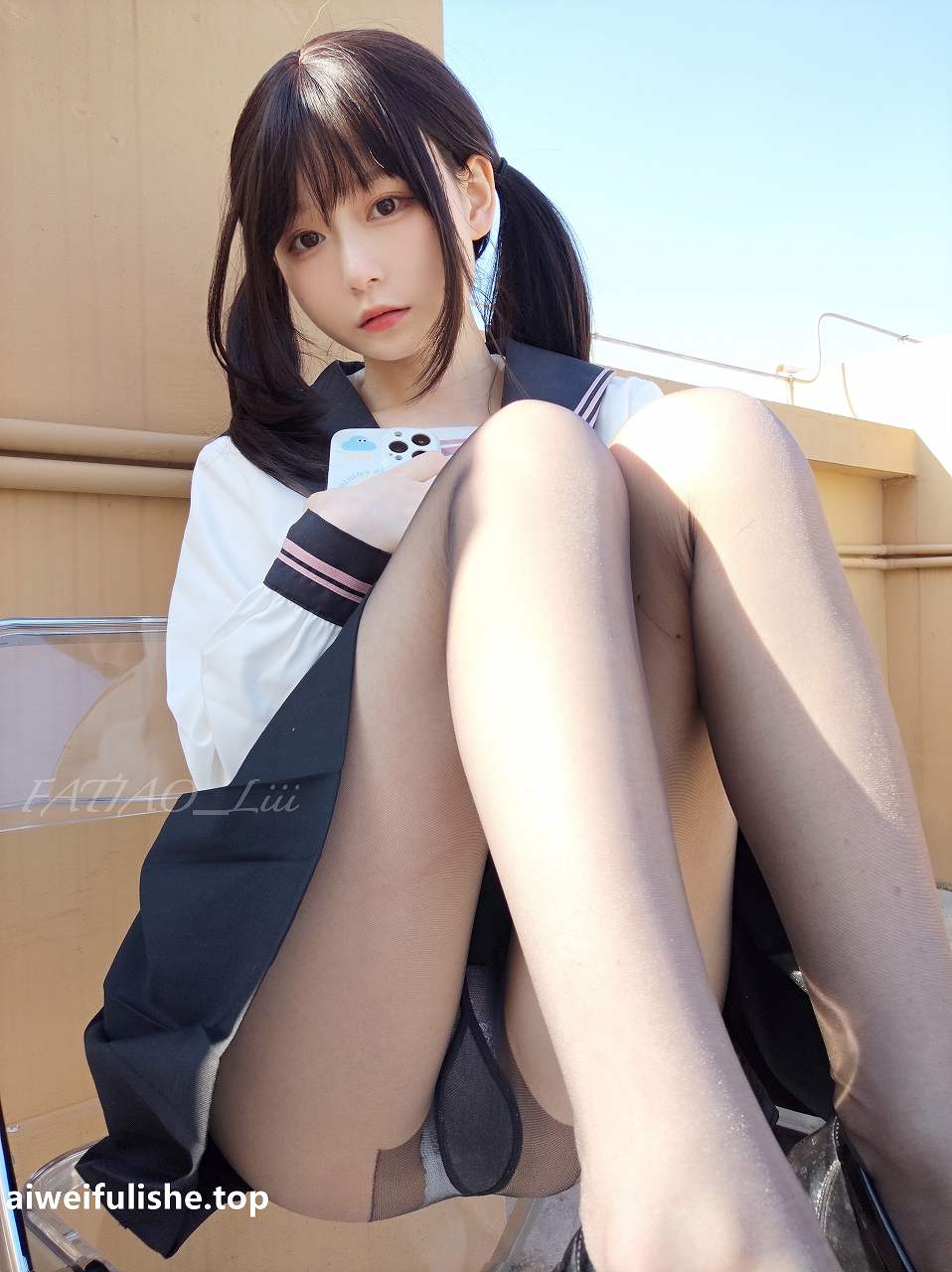 迷之呆梨 fantia 2022.10月会员合集 丝袜写真-第2张