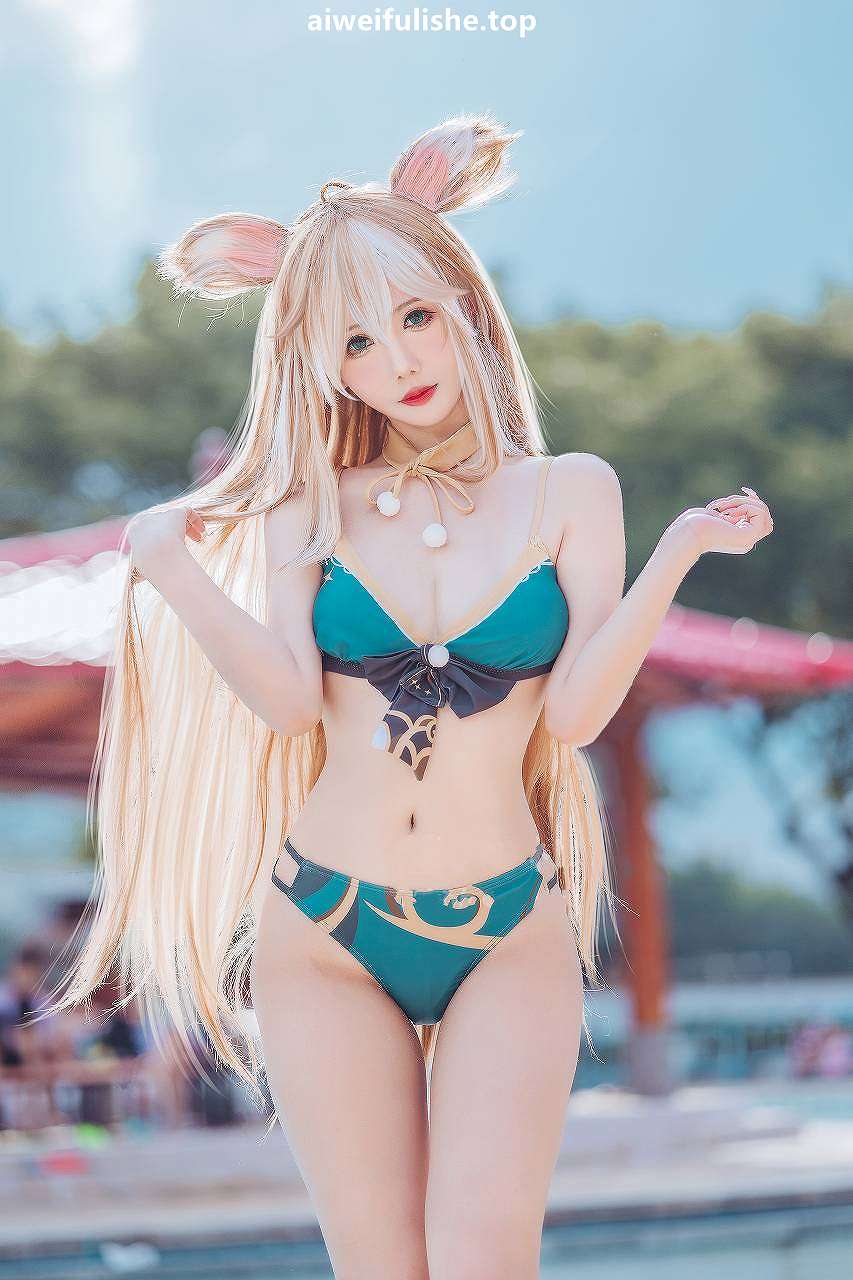 仙女月-泽月希娜小姐泳装 [15p271M] cosplay美女-第6张
