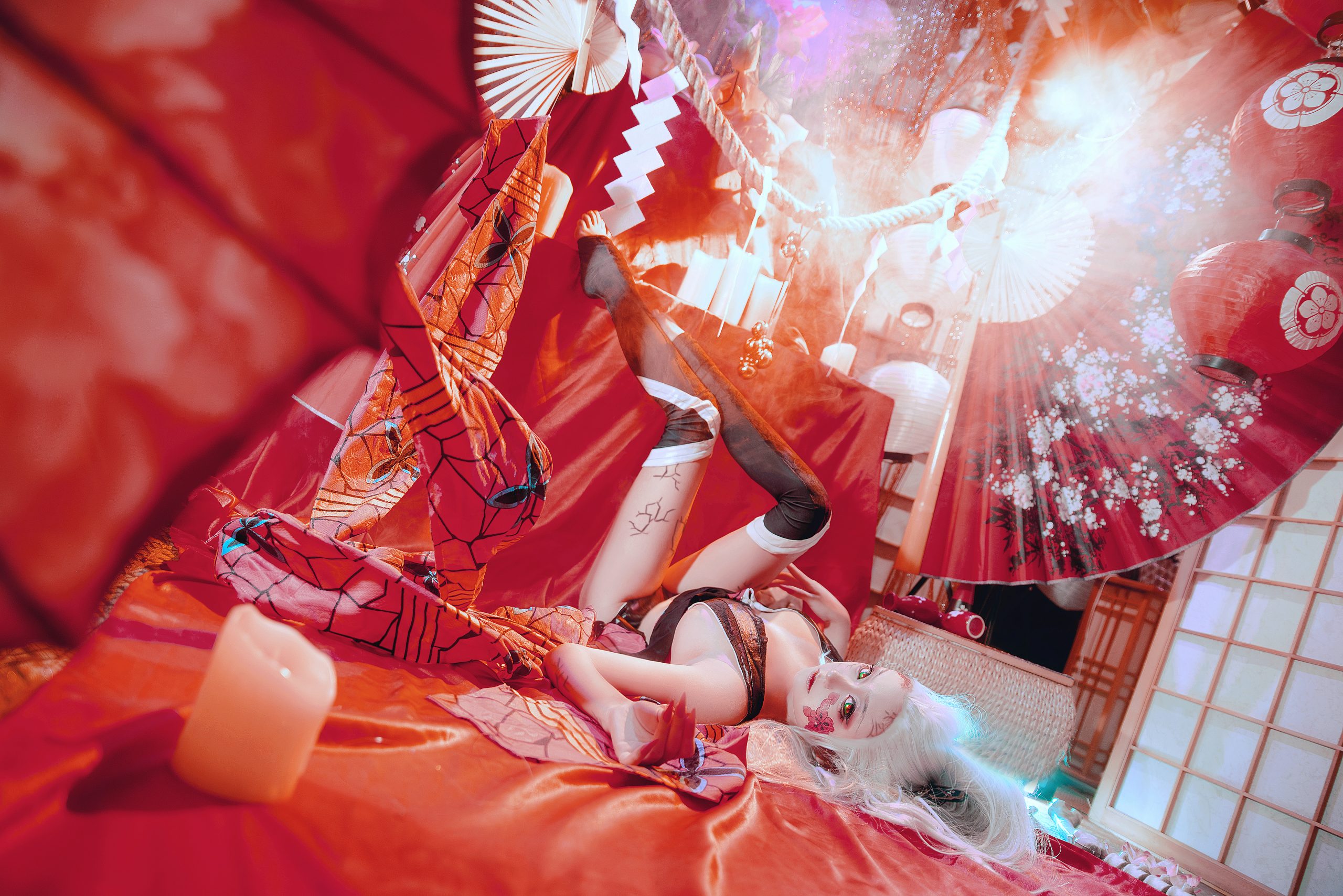恩田直幸-堕姬 [10P-118MB] cosplay美女-第1张