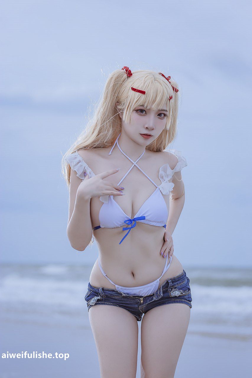 二佐Nisa-碧蓝苏塞克斯泳装 [20P-99MB] cosplay美女-第2张