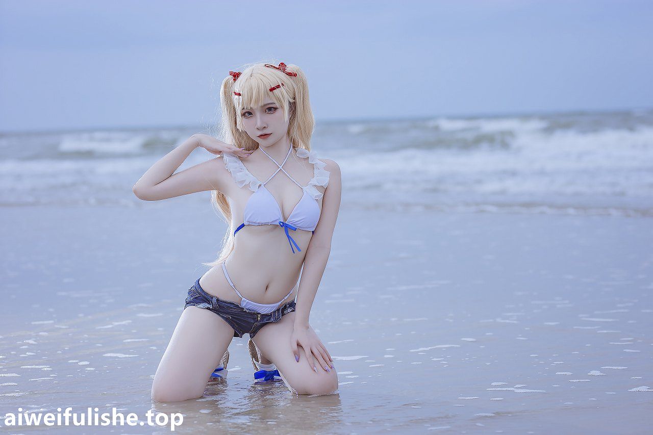 二佐Nisa-碧蓝苏塞克斯泳装 [20P-99MB] cosplay美女-第4张