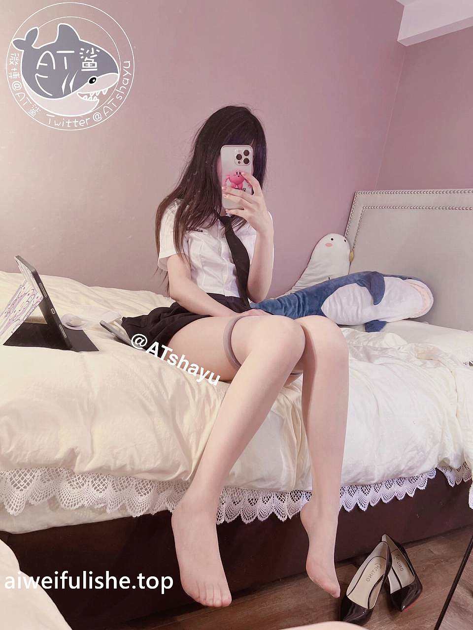 AT鲨-性感俏佳人 [55P-135M] JK制服-第4张