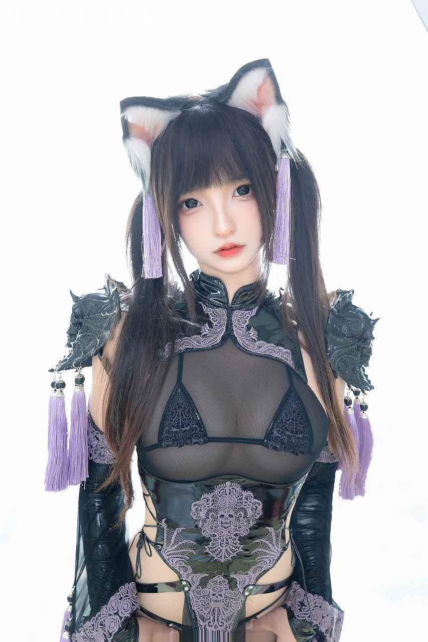 神楽坂真冬-旗袍猫女 [75P2V-222MB] cosplay美女-第2张