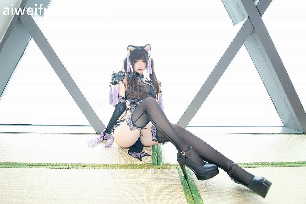 神楽坂真冬-旗袍猫女 [75P2V-222MB] cosplay美女-第1张
