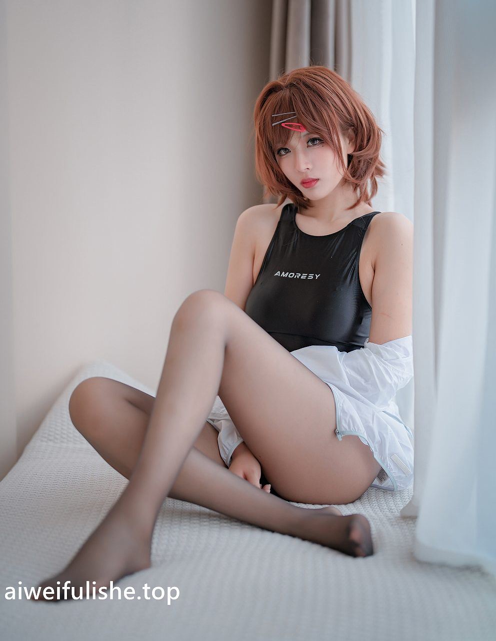 轩萧学姐-円香ol+竞泳 [43P-98MB] OL制服-第4张