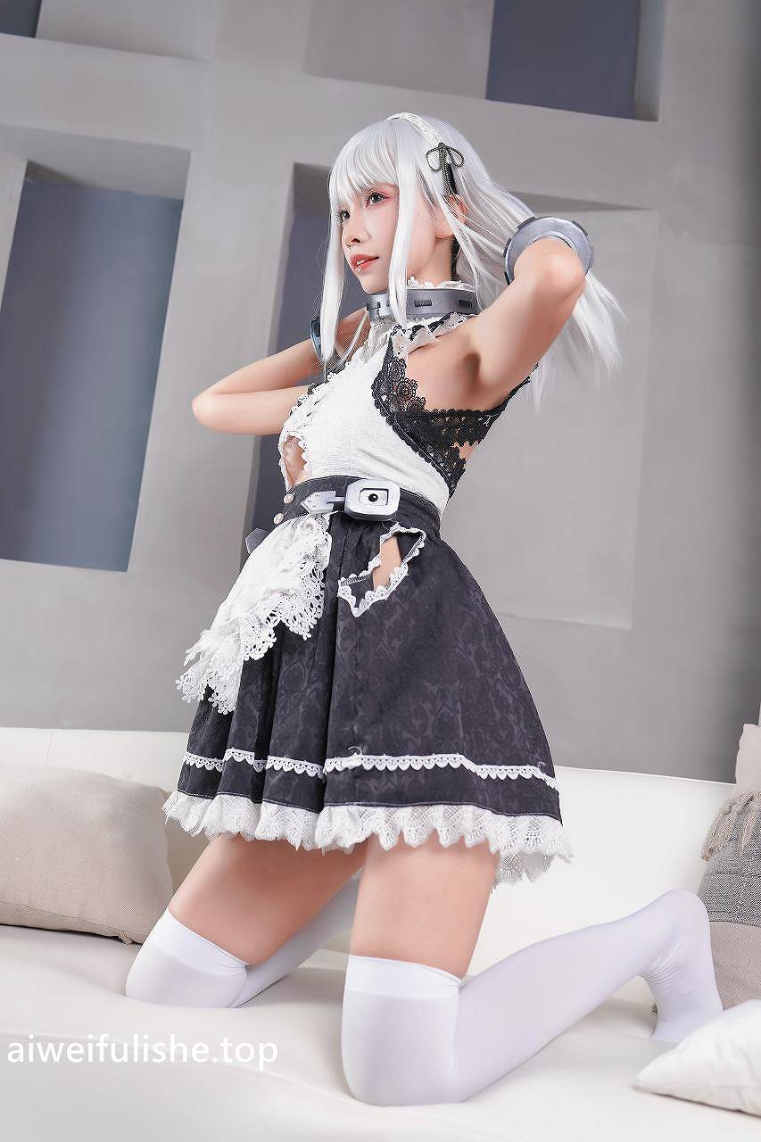 Neko-薇薇  碧蓝航线 黛朵 [14P-33MB] 白丝写真-第5张