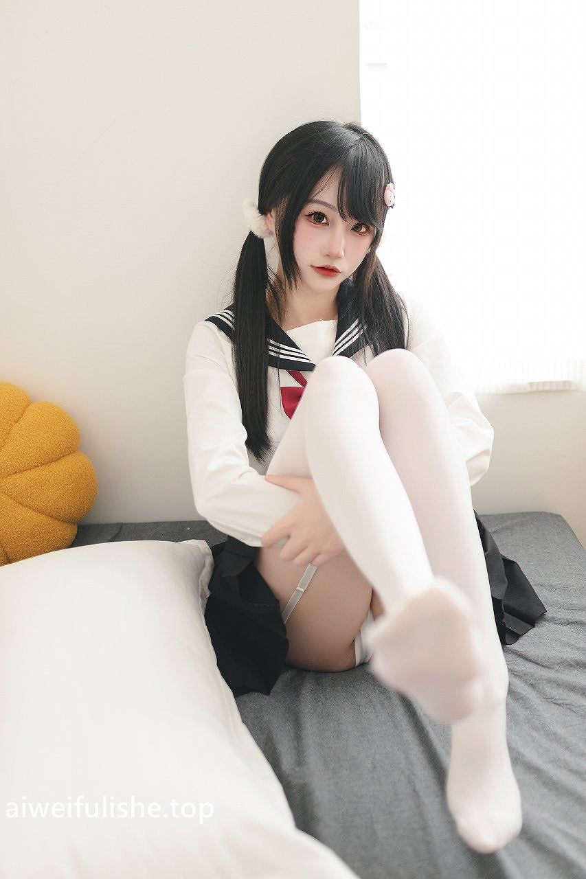 嗷呜酱-水手服 [48P-410MB] 清纯可爱-第6张