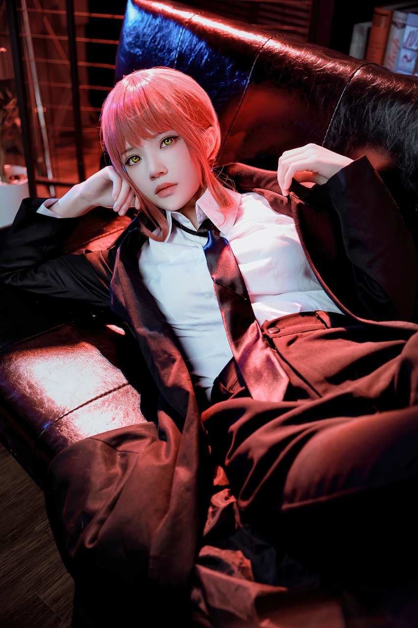 桜桃喵-玛奇玛 [38P-370MB] cosplay美女-第7张