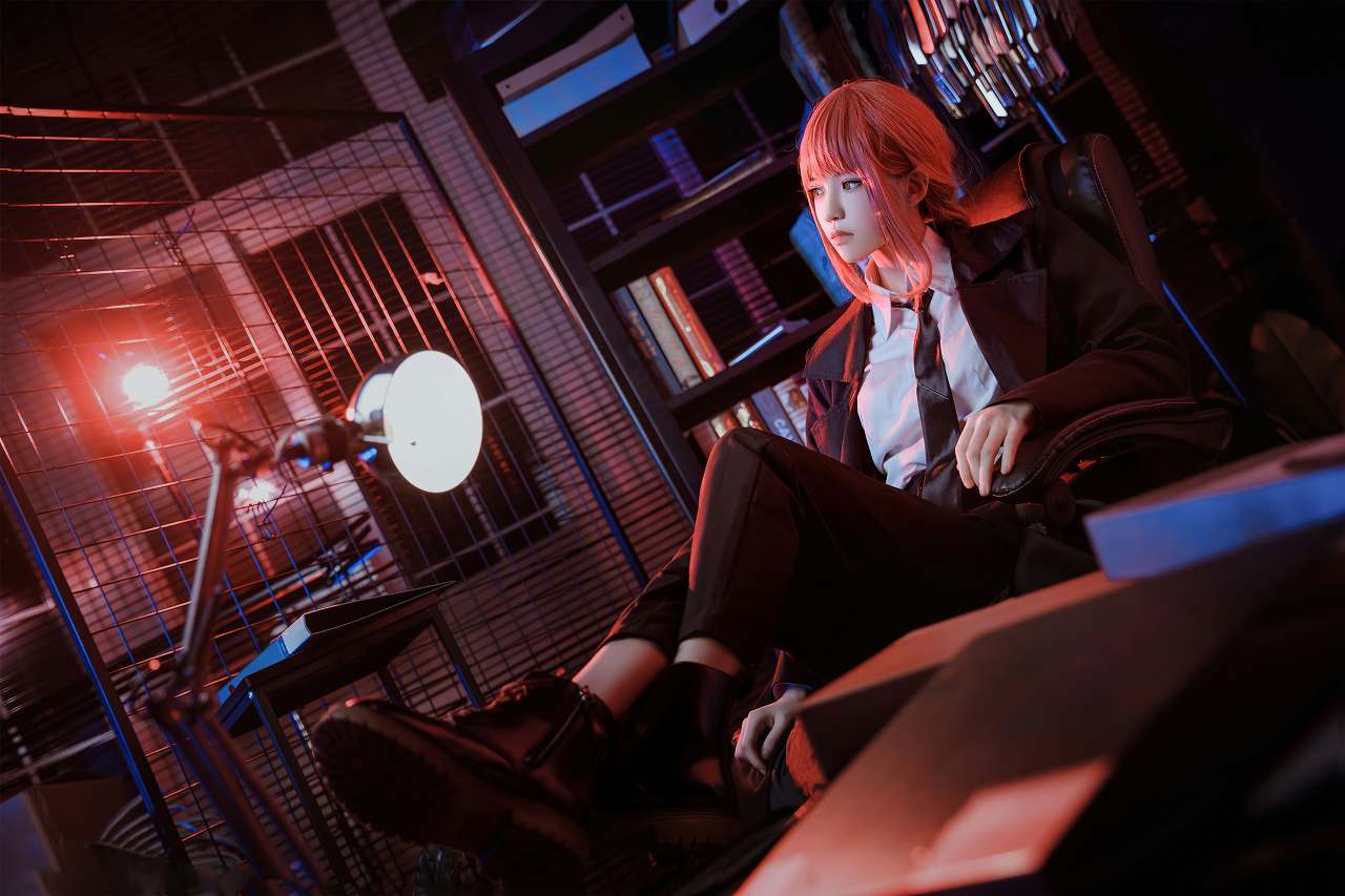 桜桃喵-玛奇玛 [38P-370MB] cosplay美女-第1张