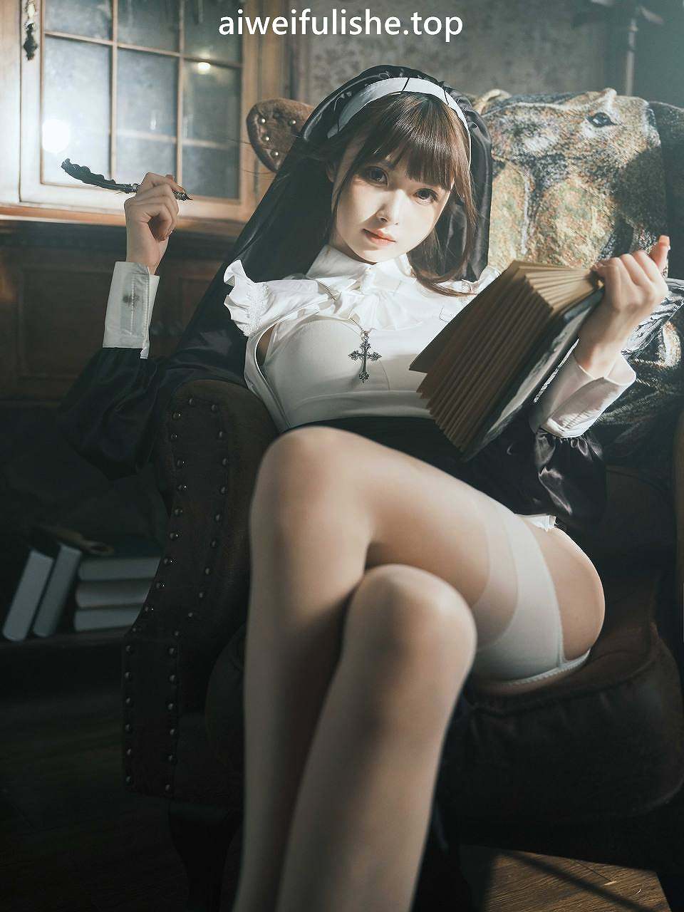 河豚抚子-修女 [15P-65MB] 修女装-第5张