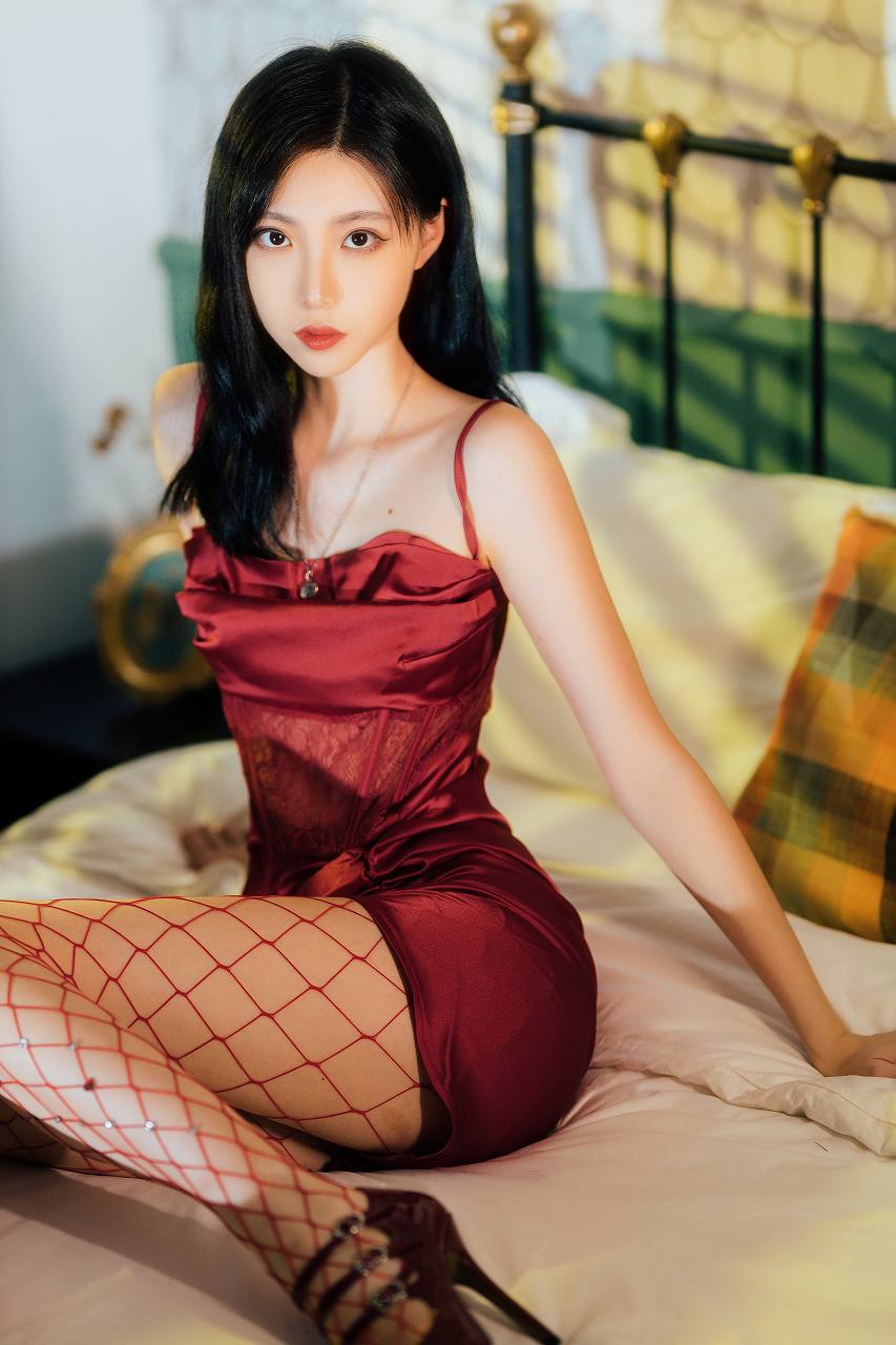 许岚LAN-网袜红裙 [40P-961MB] 站长精选-第2张