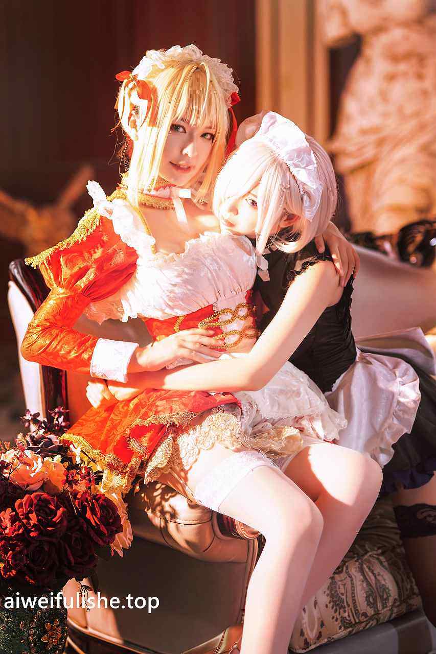 半半子-Claudius Kyrielight Maid [22P-224M] 丝袜写真-第2张