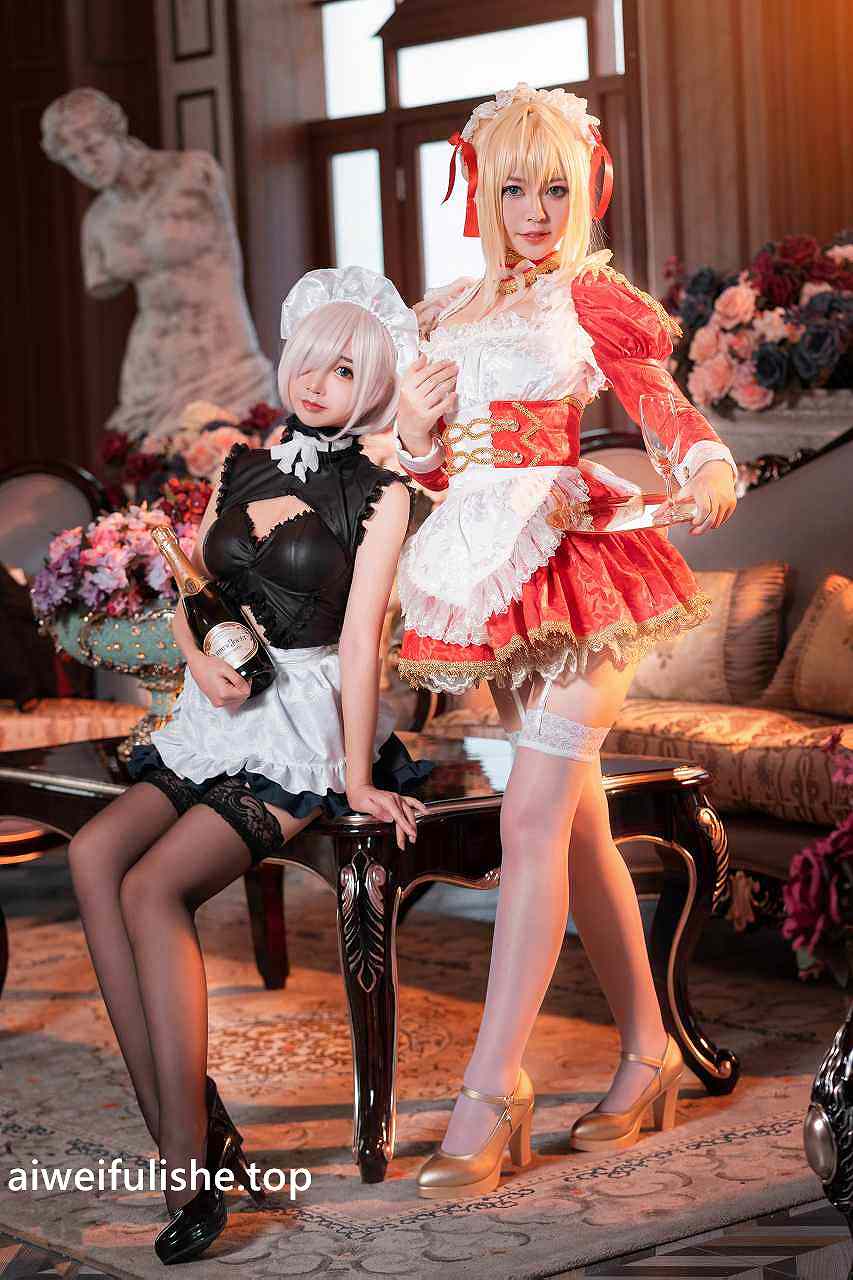 半半子-Claudius Kyrielight Maid [22P-224M] 丝袜写真-第4张