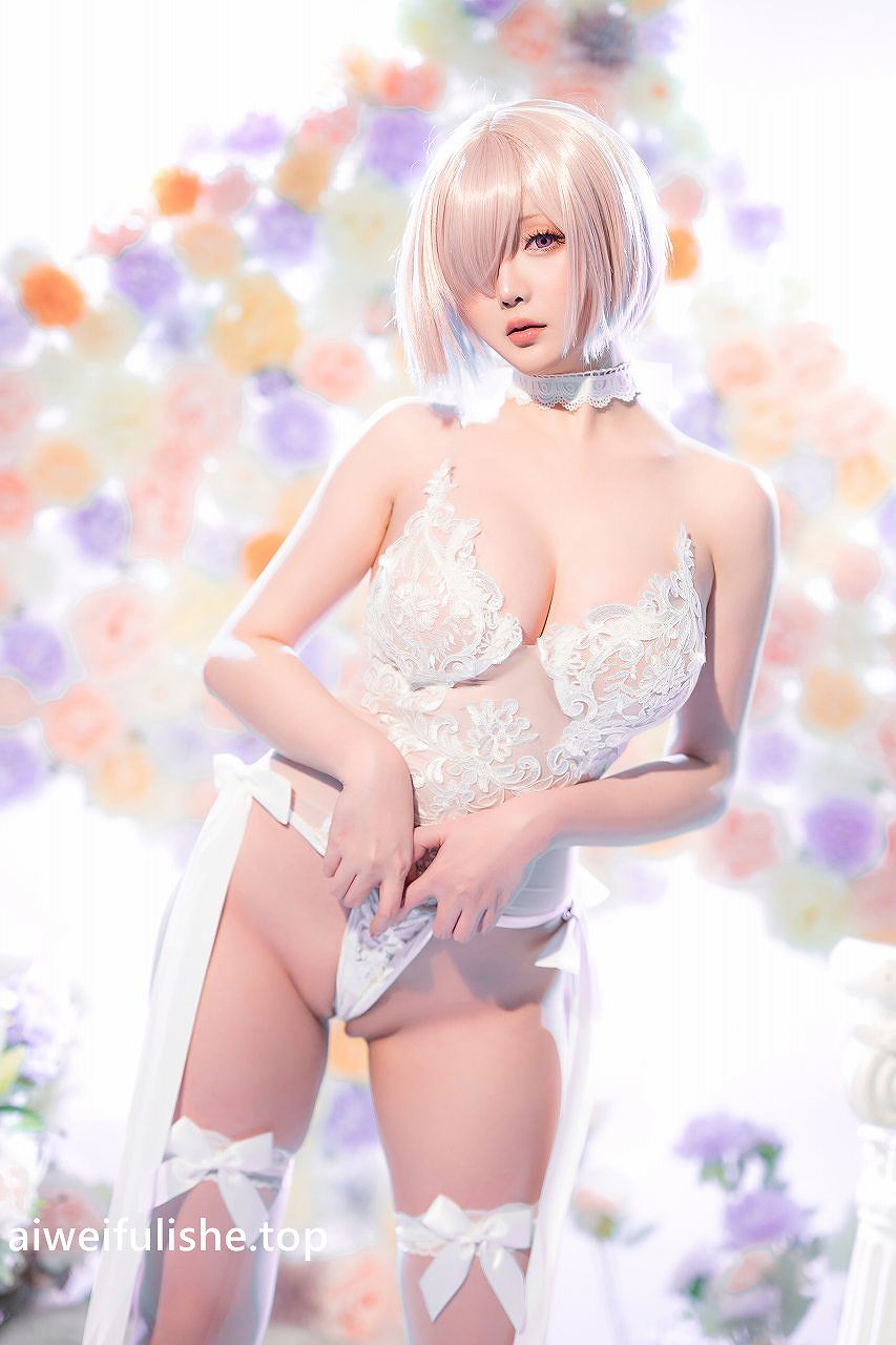 星之迟迟-3月计划C FGO 玛修婚纱 [78P1V-423MB] Fate系列-第7张