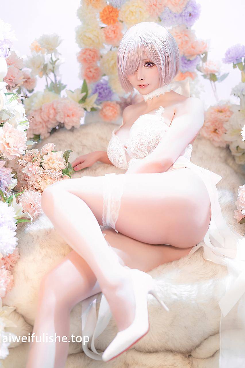 星之迟迟-3月计划C FGO 玛修婚纱 [78P1V-423MB] Fate系列-第5张