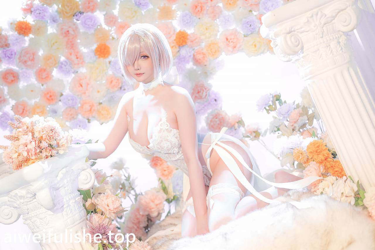 星之迟迟-3月计划C FGO 玛修婚纱 [78P1V-423MB] Fate系列-第4张