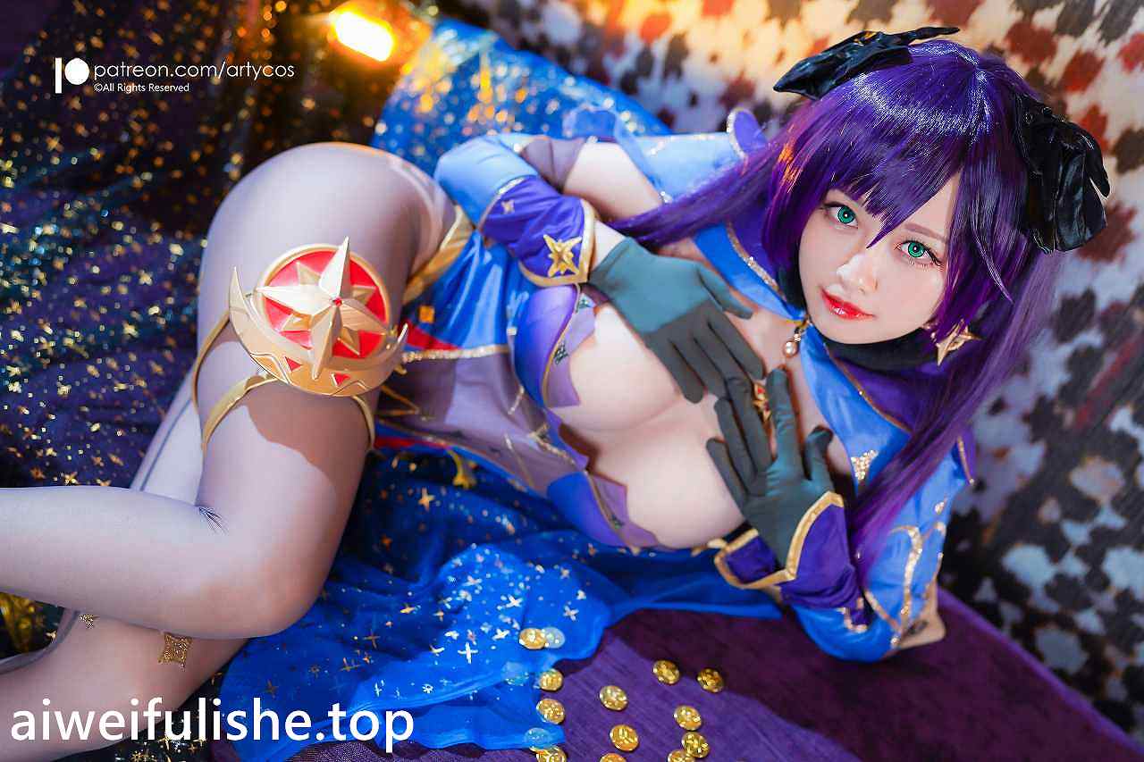 Arty亚缇(Arty Huang)-Genshin Mona [51P-157MB] cosplay美女-第2张