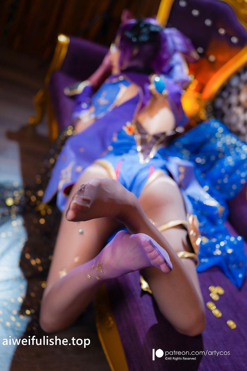 Arty亚缇(Arty Huang)-Genshin Mona [51P-157MB] cosplay美女-第4张