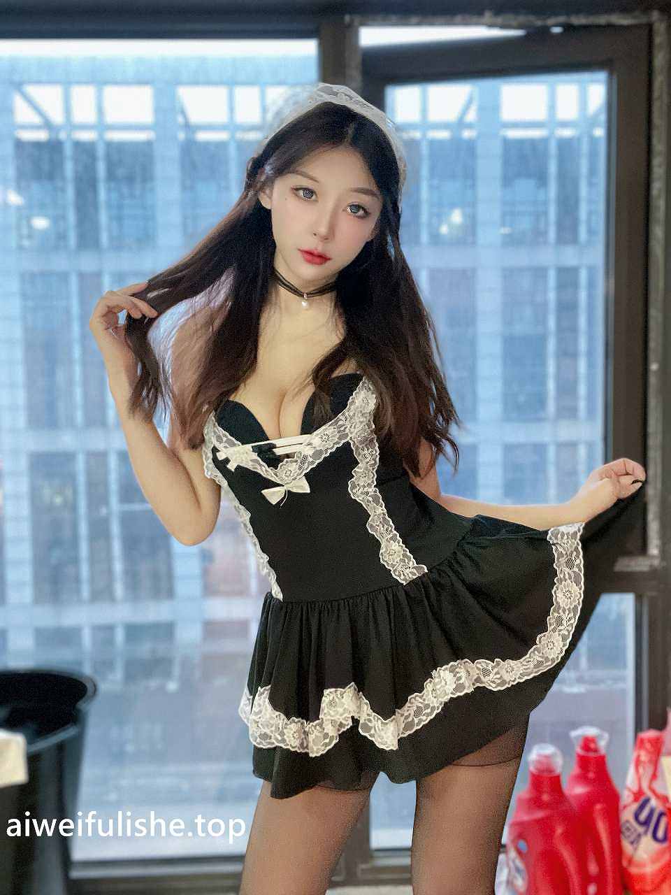 B站羊小雪-520女仆装 [18P-117MB] 女仆-第2张