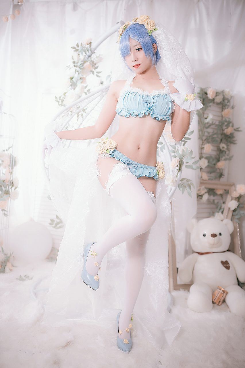 Money冷冷-蕾姆 [15P-163MB] 婚纱-第2张