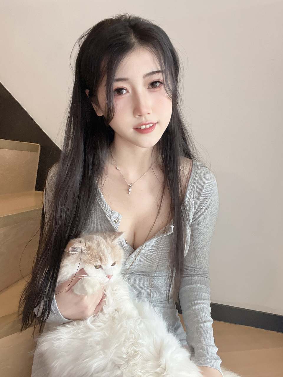 不呆猫-居家猫猫女友 [59P1V-395MB] 丝袜写真-第6张