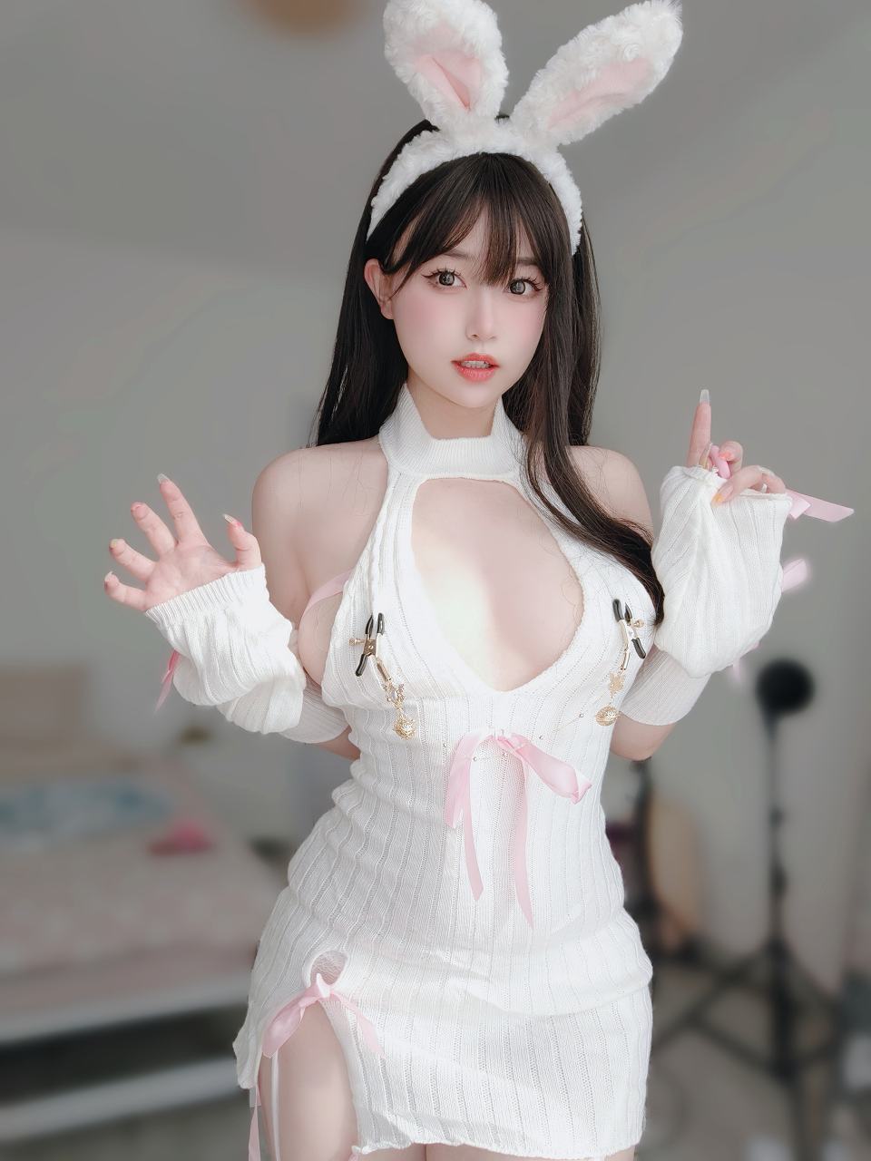 女主K-白丝兔女郎 [102P-296MB] 兔女郎-第1张