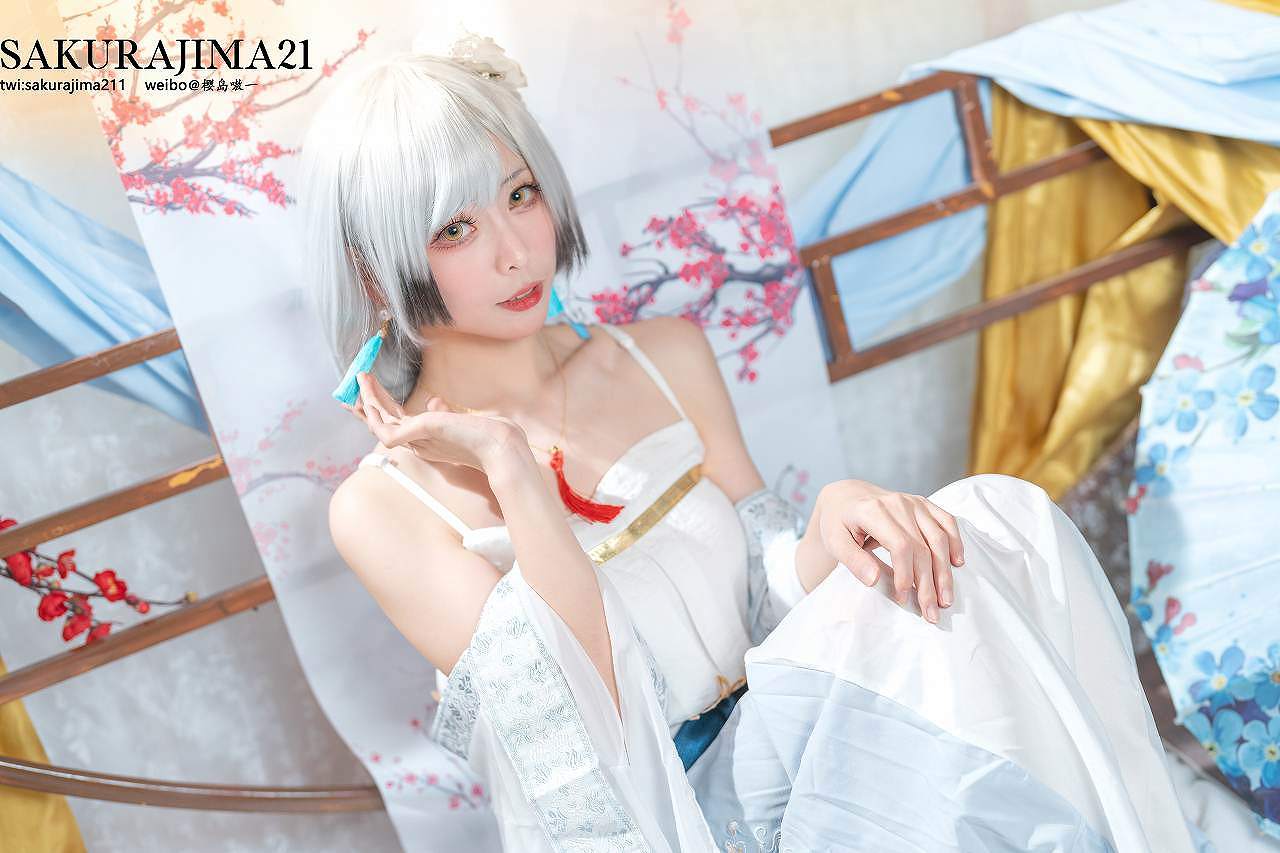 樱岛嗷-海天 书香水榭 [16P-140M] cosplay美女-第2张