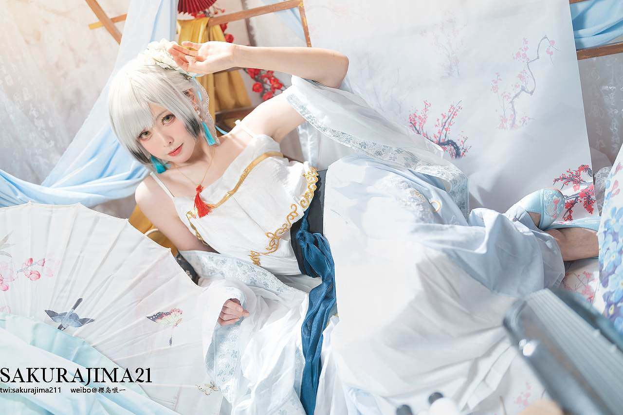 樱岛嗷-海天 书香水榭 [16P-140M] cosplay美女-第4张