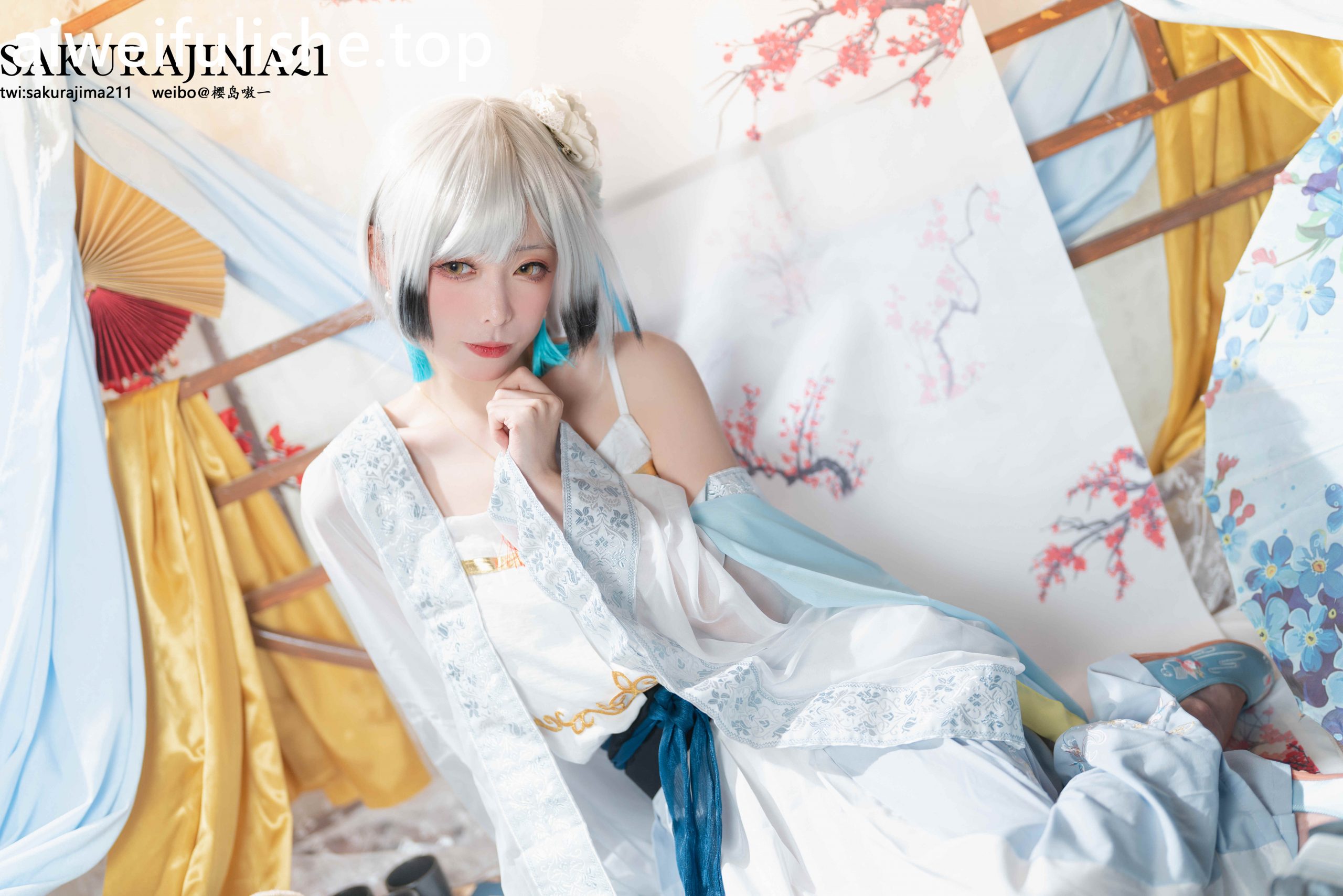 樱岛嗷-海天 书香水榭 [16P-140MB] cosplay美女-第3张