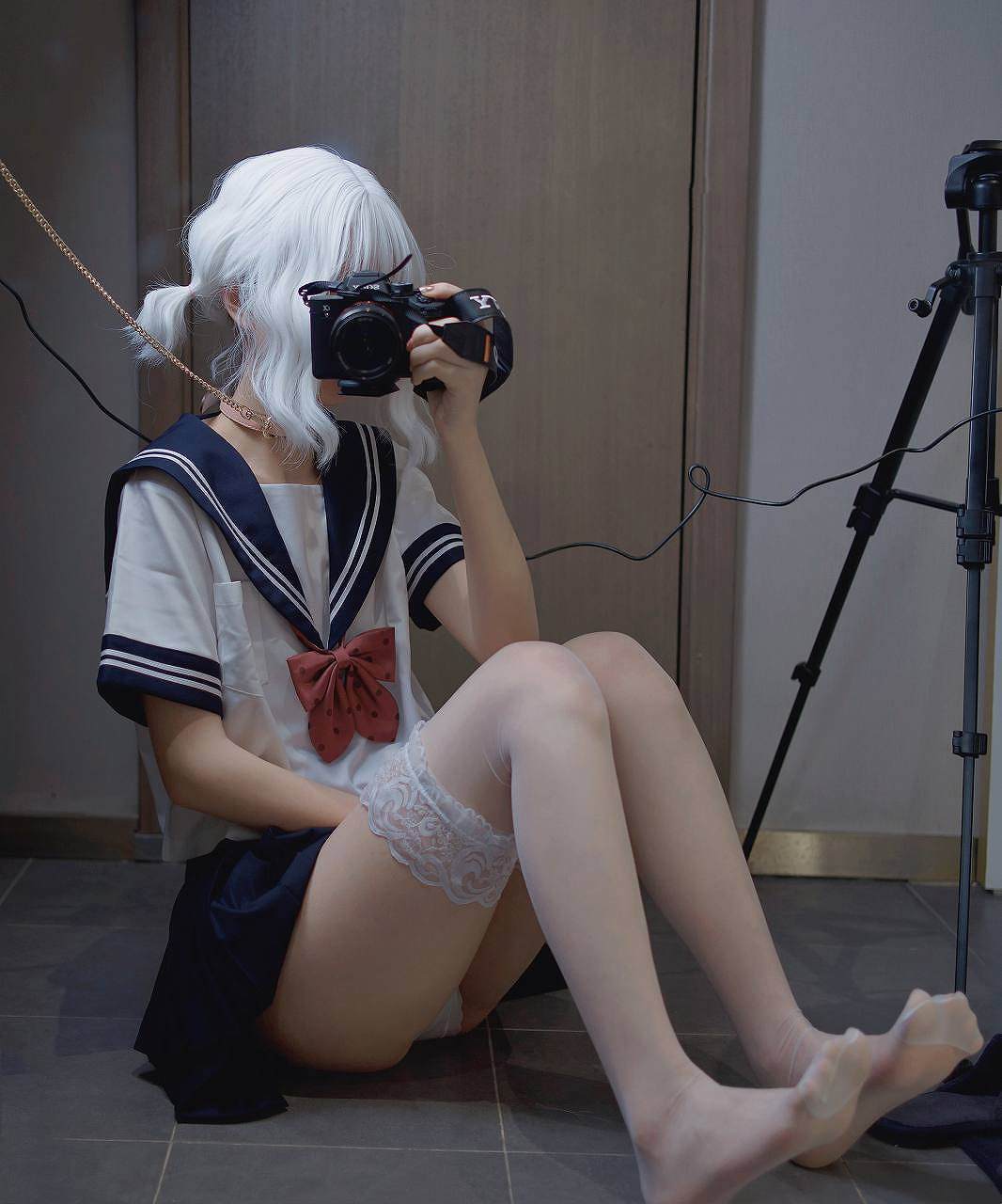 熏熏(禅院熏)-双子[59P-113M] JK制服-第3张