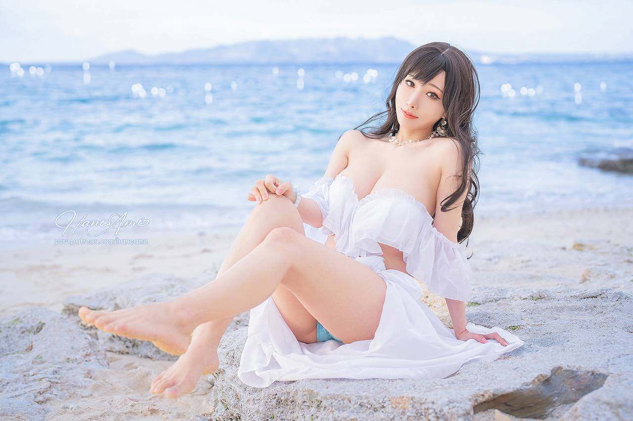 雨波_HaneAme-Original White sand love in Okinawa 沖繩白沙之戀 [41P6V-359M] 巨乳-第1张