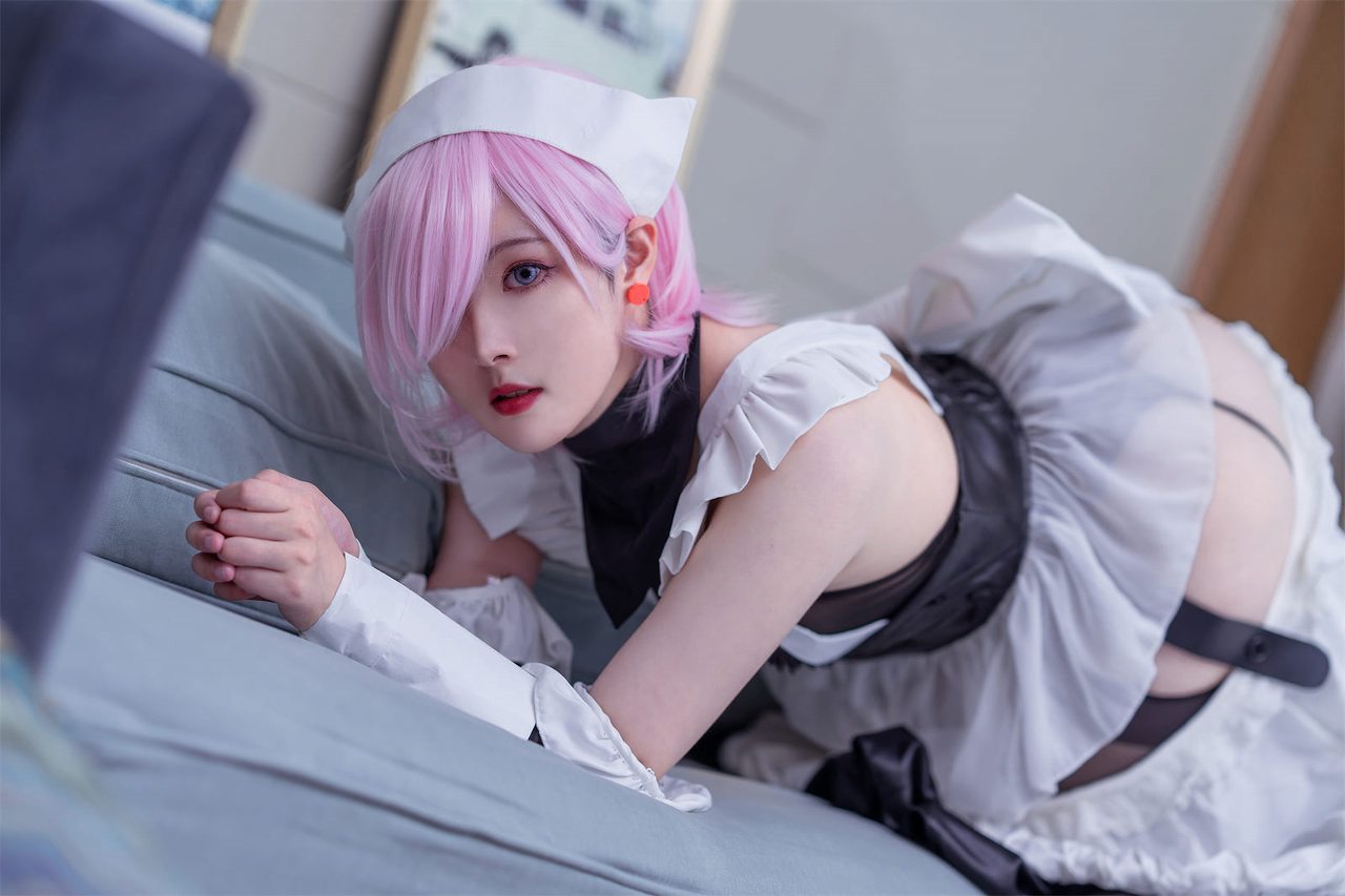 Natsuko夏夏子-宫本武藏女仆 [38P-275M] cosplay美女-第2张