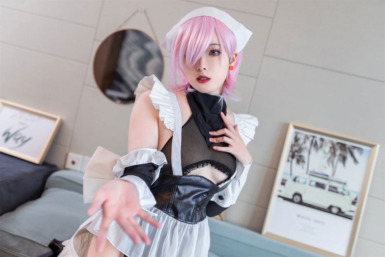 Natsuko夏夏子-宫本武藏女仆 [38P-275M] cosplay美女-第5张