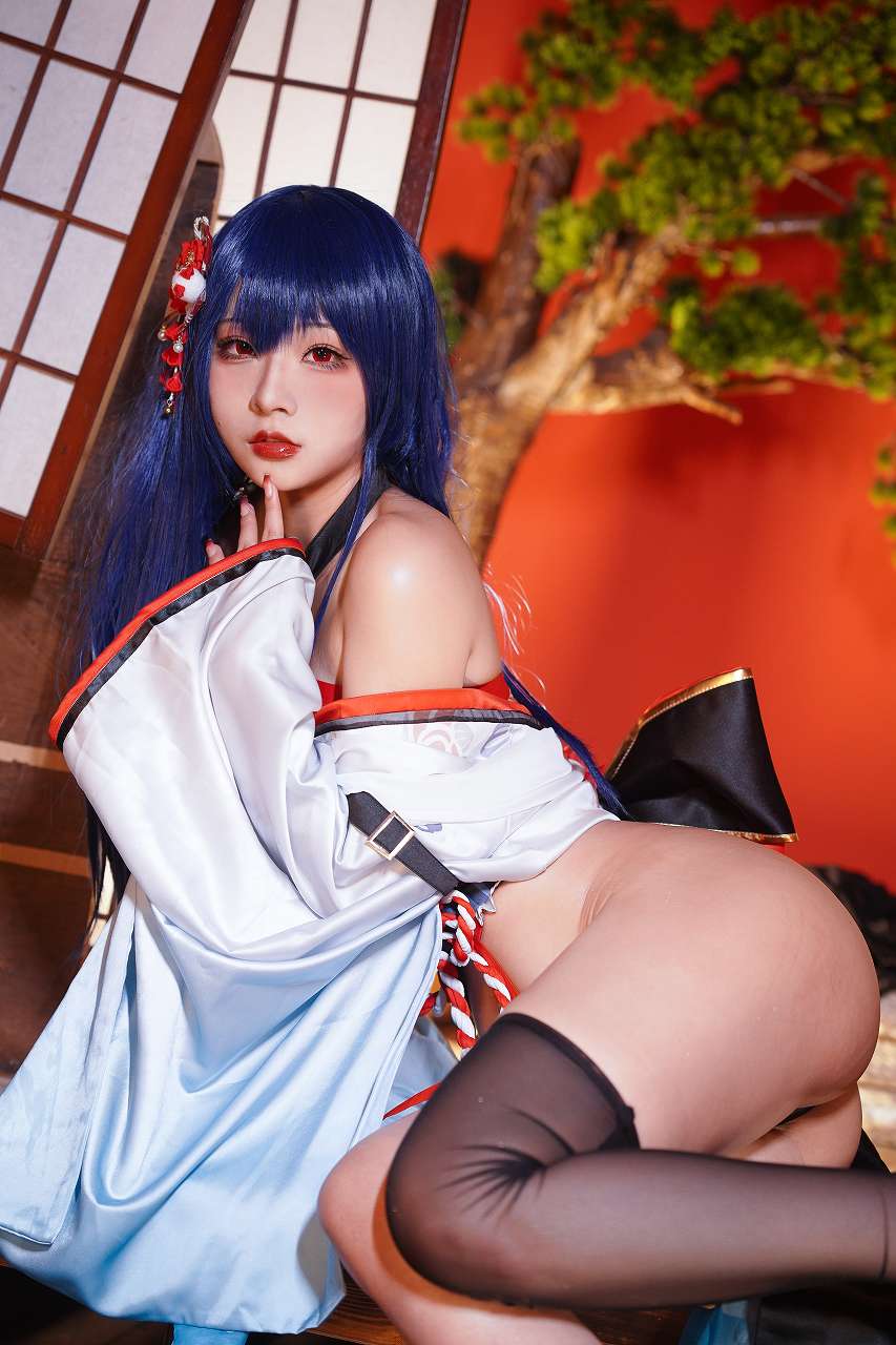 yuuhui玉汇-Erophone Re 真子-和服抹油 [82P-955MB] cosplay美女-第6张